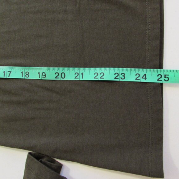 Chicos Touch Of Cool L/S Layering Tee Primordial Forest Green Size 0 (Small) - Picture 12 of 12